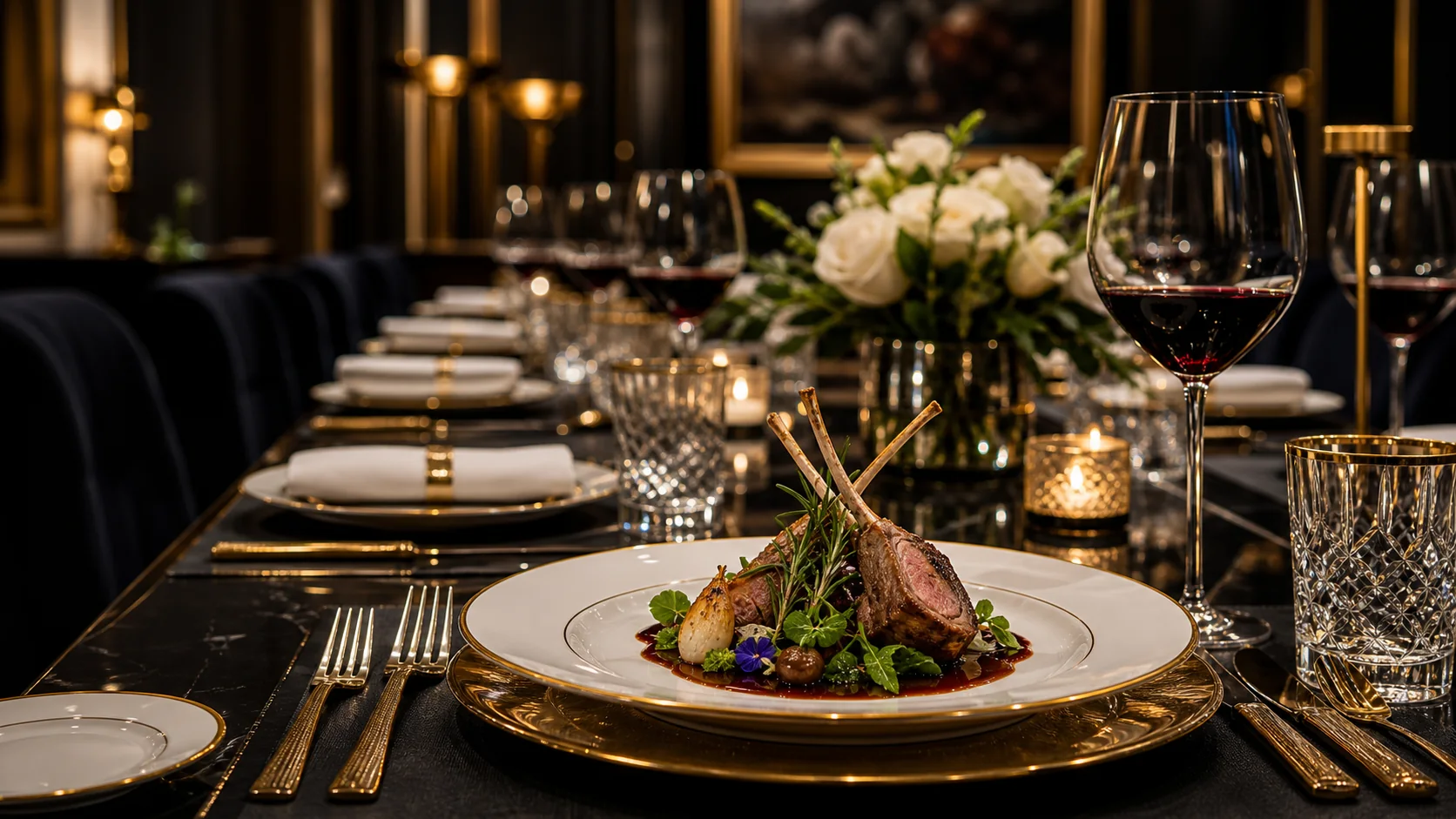 Fine dining dish for executive service
